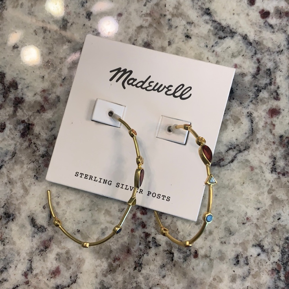 Nordstrom Rack earrings with jewel detail
